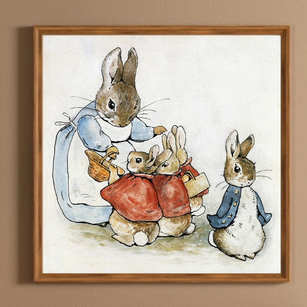 Diamond Painting - Full Round Drill - Peter Rabbit(Canvas|30*30cm)