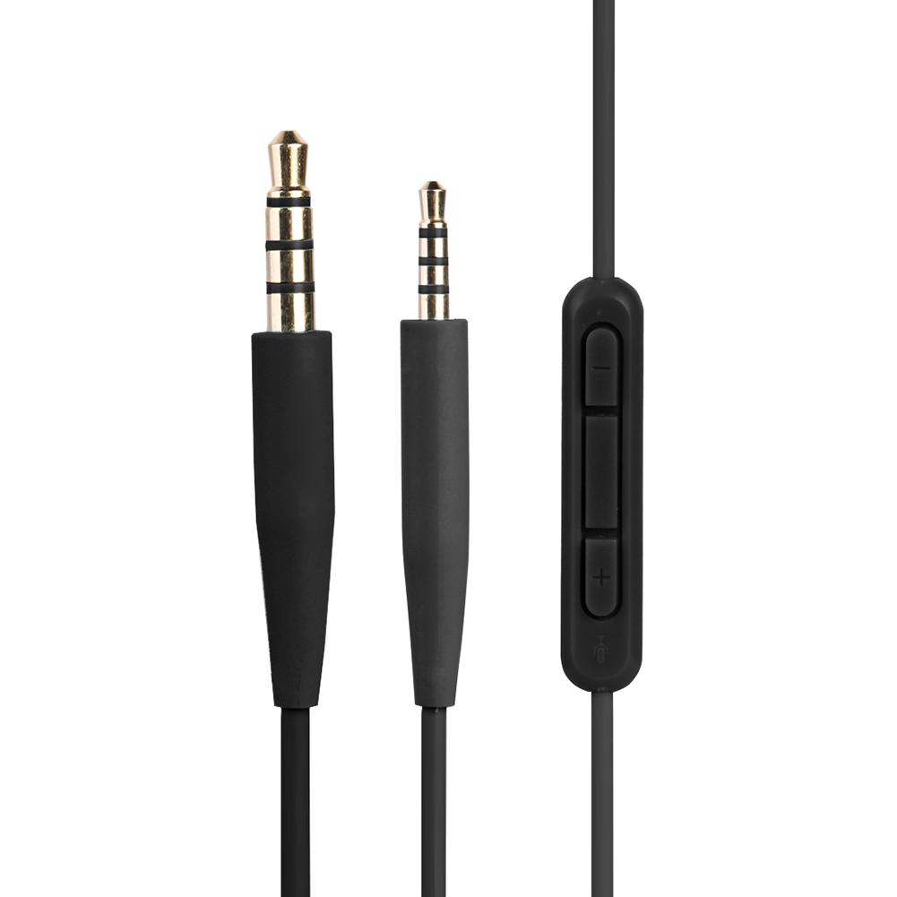 

Headphone Audio Cable Wire w/Mic for SoundTrue QC35 QC25 SoundLink, Black, 501 Original