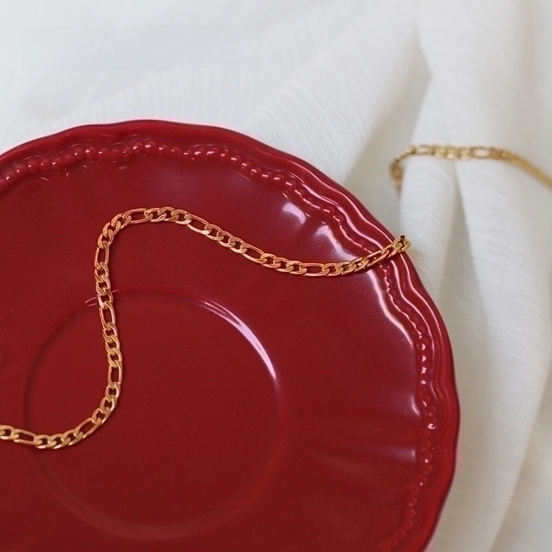 304 Stainless Steel 18K Gold Plated Necklace