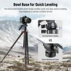 NEEWER GM27 Hydraulic Damping Pan Head Aluminum Alloy Rocker Handle Base Tripod Panoramic Photography Camera Micro Single Mobile Phone Slide Rail Bracket Monopod Arca Aka Quick Release Plate