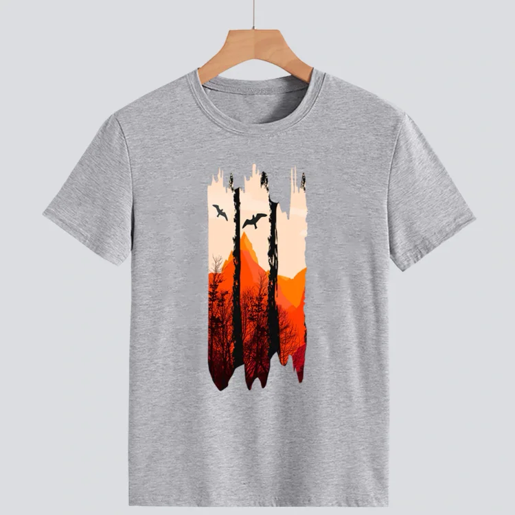 PSL-Hiking landscpe T-shirt Tee -011942