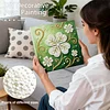(25x25cm)DIY Pearl Painting Lucky Leaf Framed Handmade Pearl Painting Art Craft Kit Living Home Decor