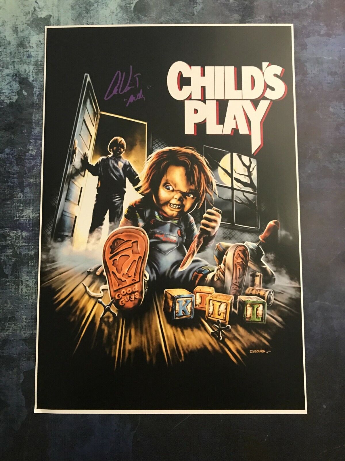 GFA Child's Play Movie Andy * ALEX VINCENT * Signed 12x18 Photo Poster painting PROOF A12 COA