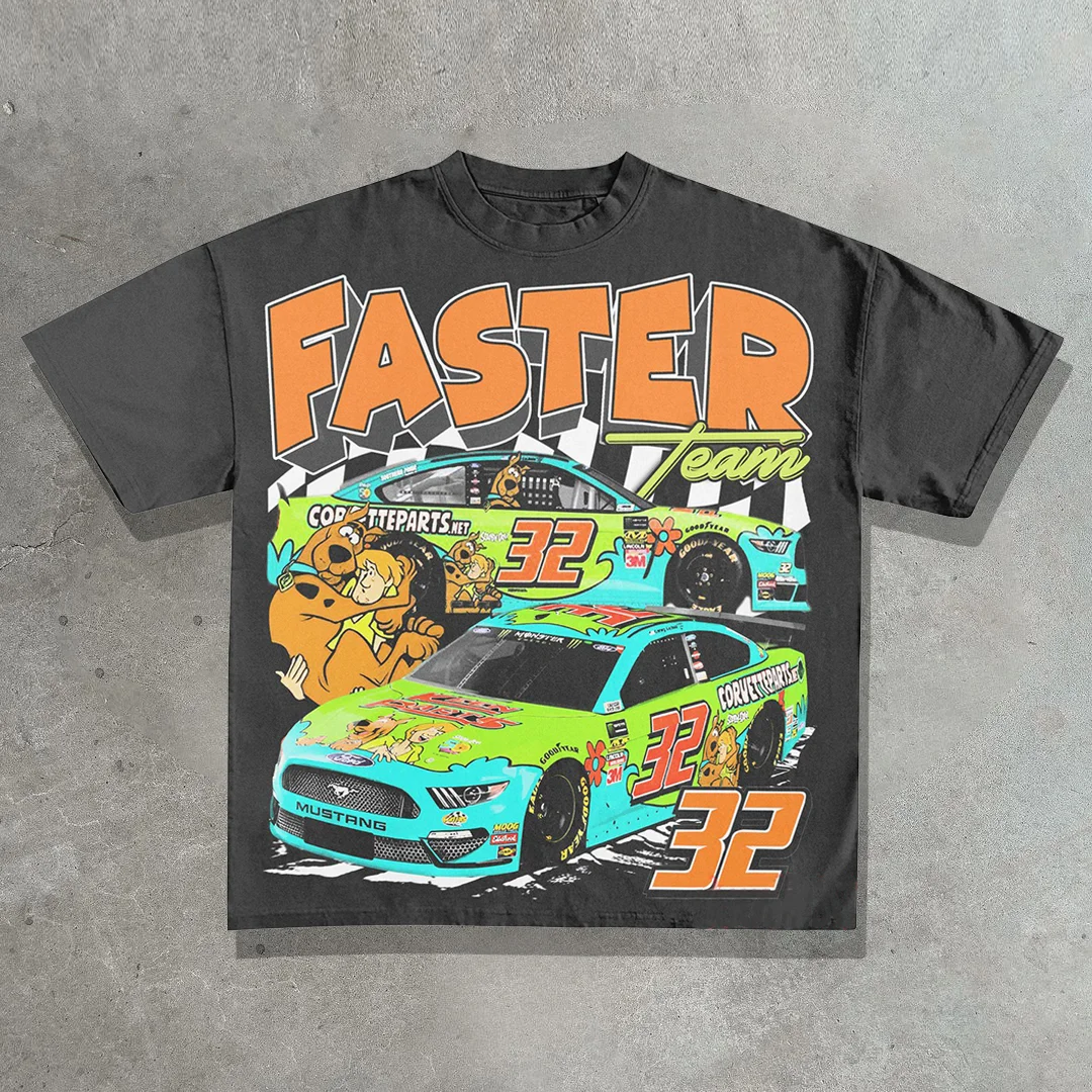 Casual Street Racing F1 Printed T-Shirt