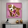 Diamond Painting-DIY Full Round Drill Cartoon Dog