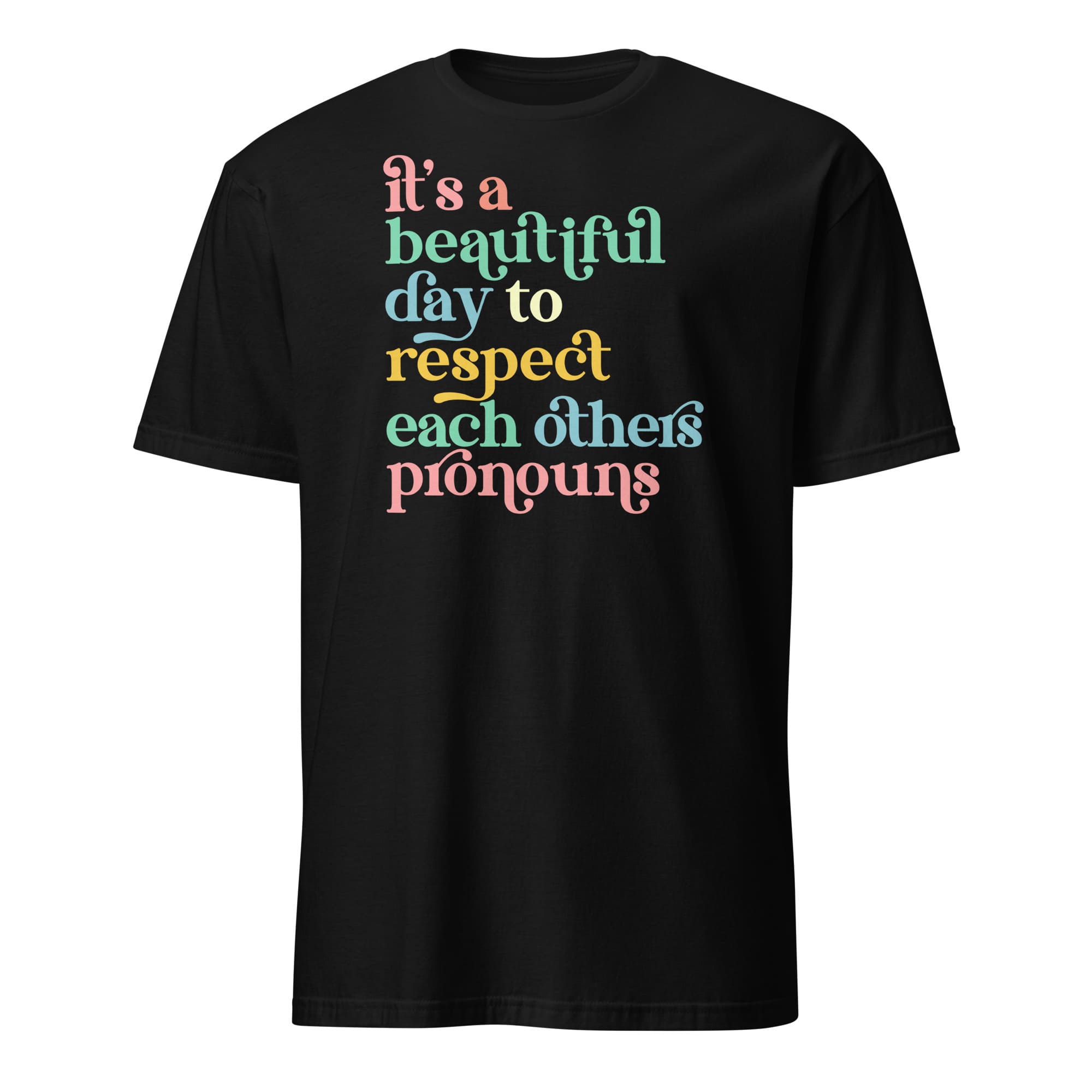 Respect pronouns t-shirt