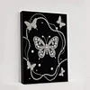 (30x40cm)DIY Pearl Painting Framed Butterfly Handmade Pearl Material Art Kit Living Room Decor