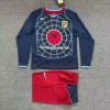 2004-2005 Retro Long Sleeve Atletico Madrid Away Football Jersey  Kids Size