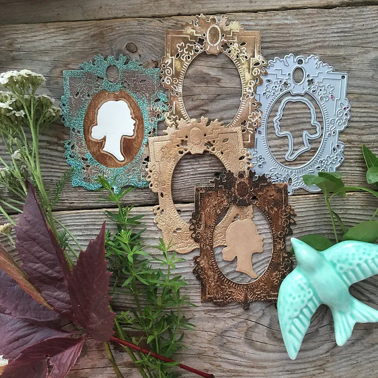 Piggy Craft metal cutting dies cut die mold Window door number circle Scrapbook paper craft knife mould blade punch stencils