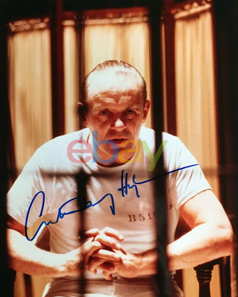 ANTHONY HOPKINS AUTOGRAPHED 8x10 COLOR Photo Poster painting SILENCE OF THE LAMBS reprint