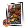 5D Diamond Painting DIY Kaffee am See voller runder Bohrer Strass Kit