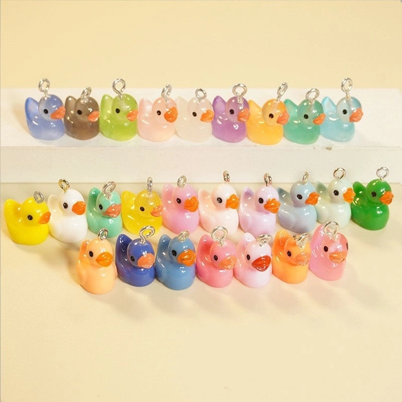 Luminous Diy Jewelry Resin Accessories Handmade Material Keychain Pendant Bracelet Sheep Eye Nail Little Duck