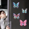 6 Stück Schmetterling - 5d DIY Handwerk Aufkleber Magnet
