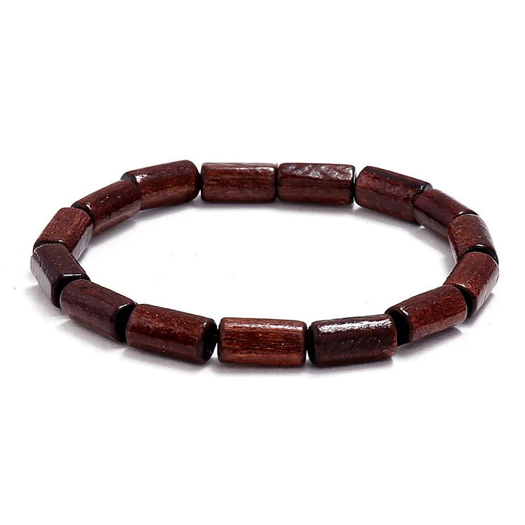 Men's Personality Simple Wooden Bead Bracelet