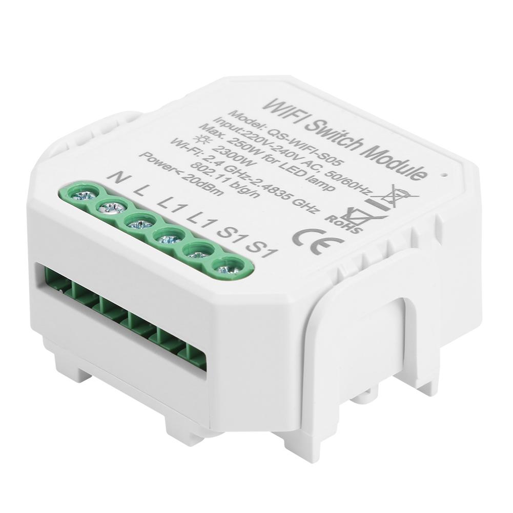 

Tuya S05 1C Smart DIY WiFi Switch Module Support for Alexa Google Assistant, 501 Original