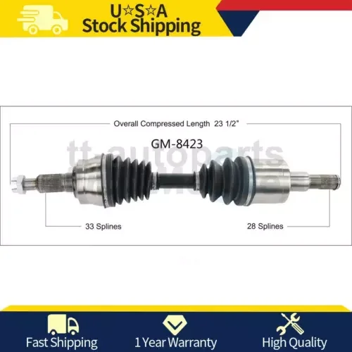 Dronehint Front Right CV Axle Joint For Chevrolet Colorado 2019 2018 2017 2016 2015 (For: GMC) Parts
