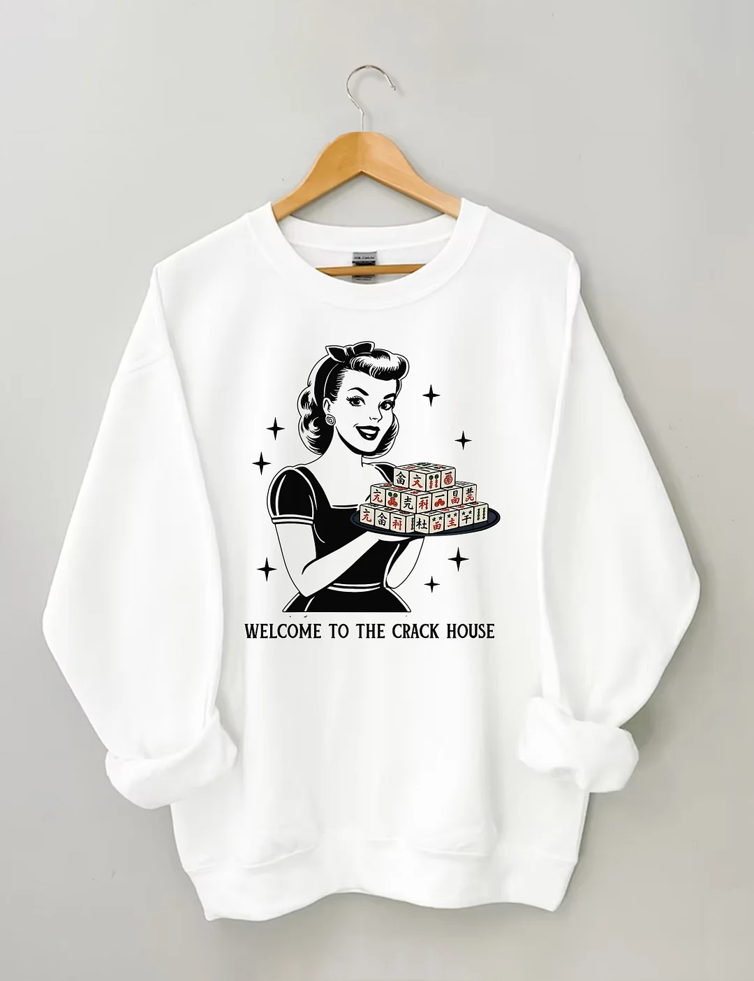 Welcome To The Crack House Mahjong Sweatshirt