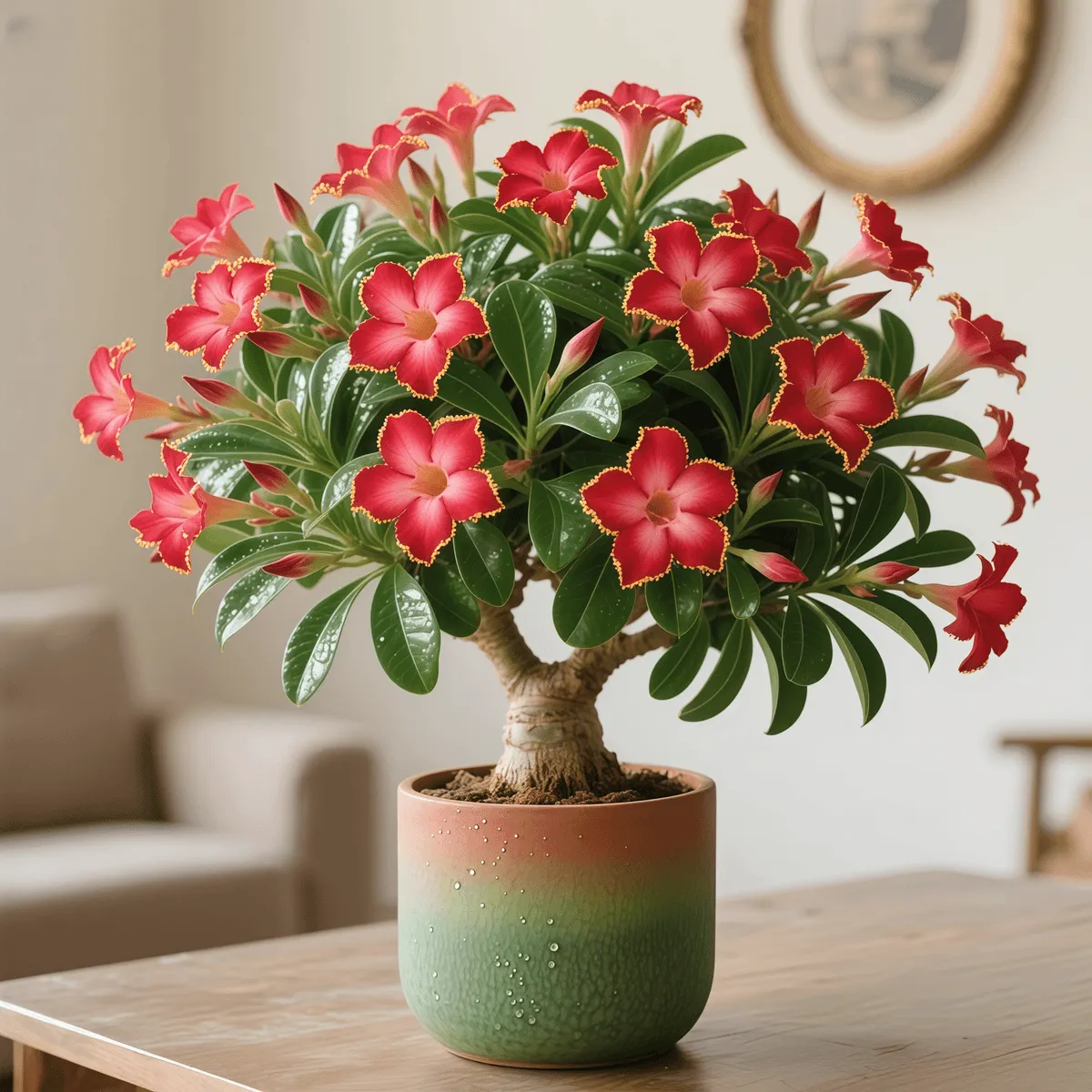 Rainbow Desert Rose - Cold and Heat resistant, Easy to survive