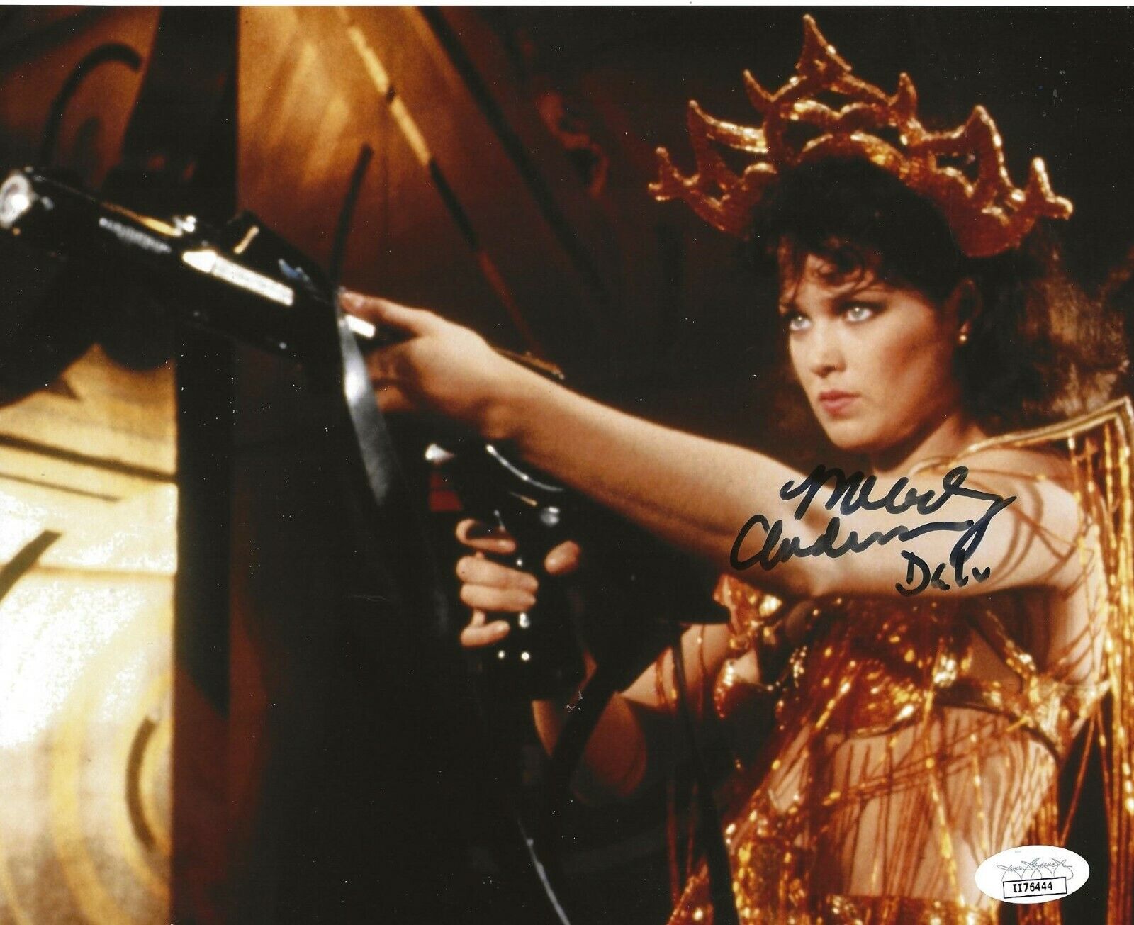 Melody Anderson signed Flash Gordon 8x10 Photo Poster painting autographed Dale Arden JSA