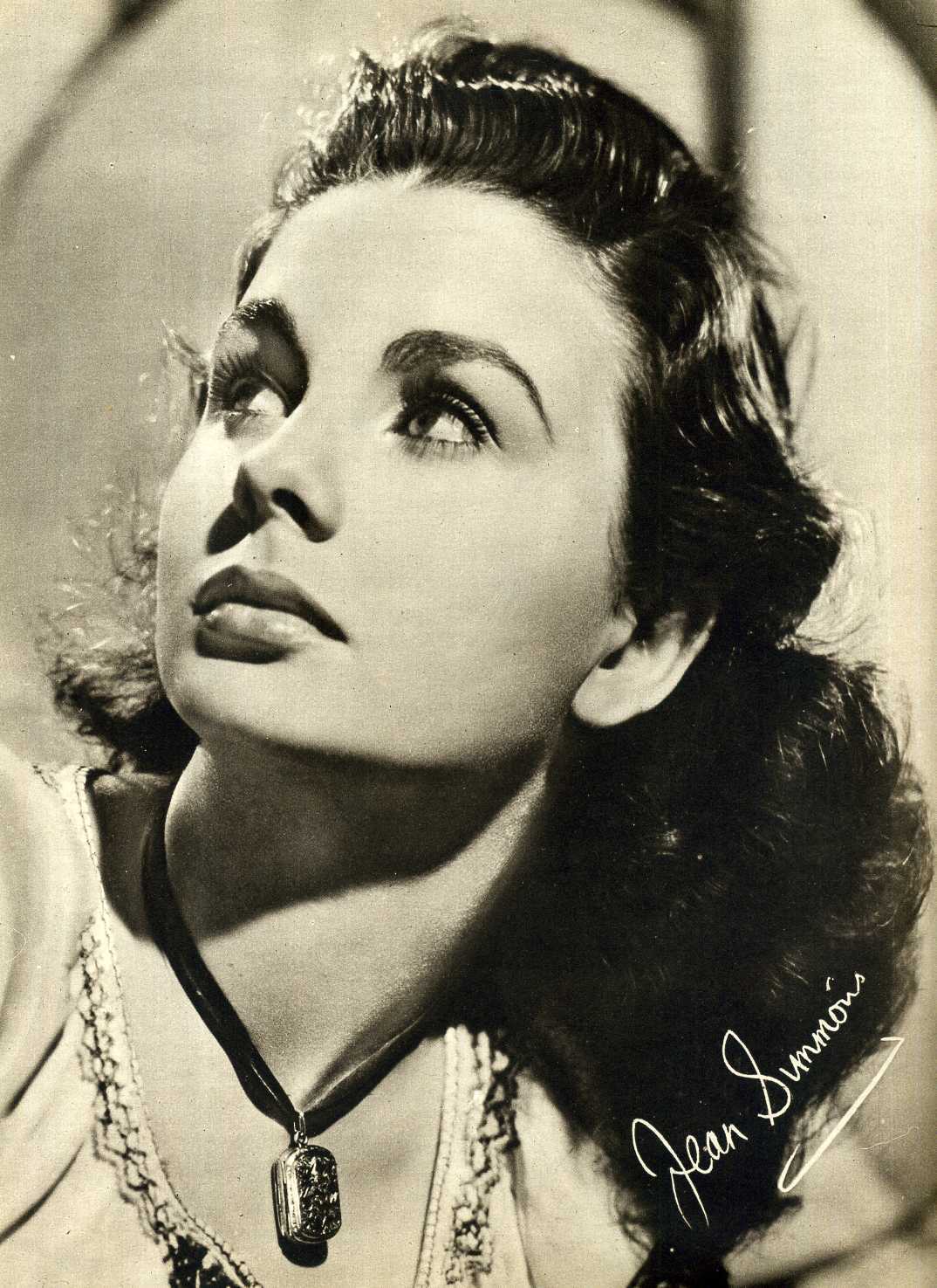 JEAN SIMMONS Signed Photo Poster paintinggraph - Beautiful Film Star Actress - preprint