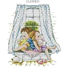 4 Season Window-Summer-14CT Stamped Cross Stitch Kit(29x36cm)