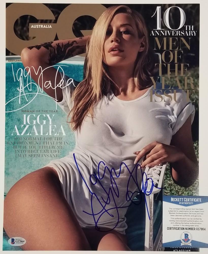 IGGY AZALEA Signed 11x14 Photo Poster painting FULL AUTOGRAPH Rapper Hip Hop~ Beckett BAS COA