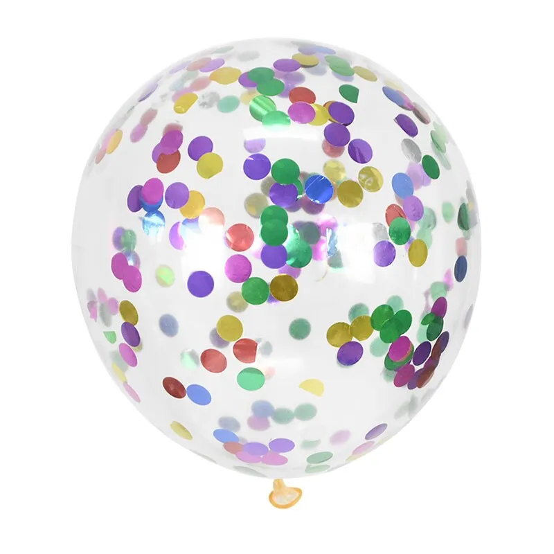 5/10/20pcs Gold Confetti Latex Balloons Glitter Clear Transparent Helium Balloon Wedding Baby Shower Birthday Party Decorations