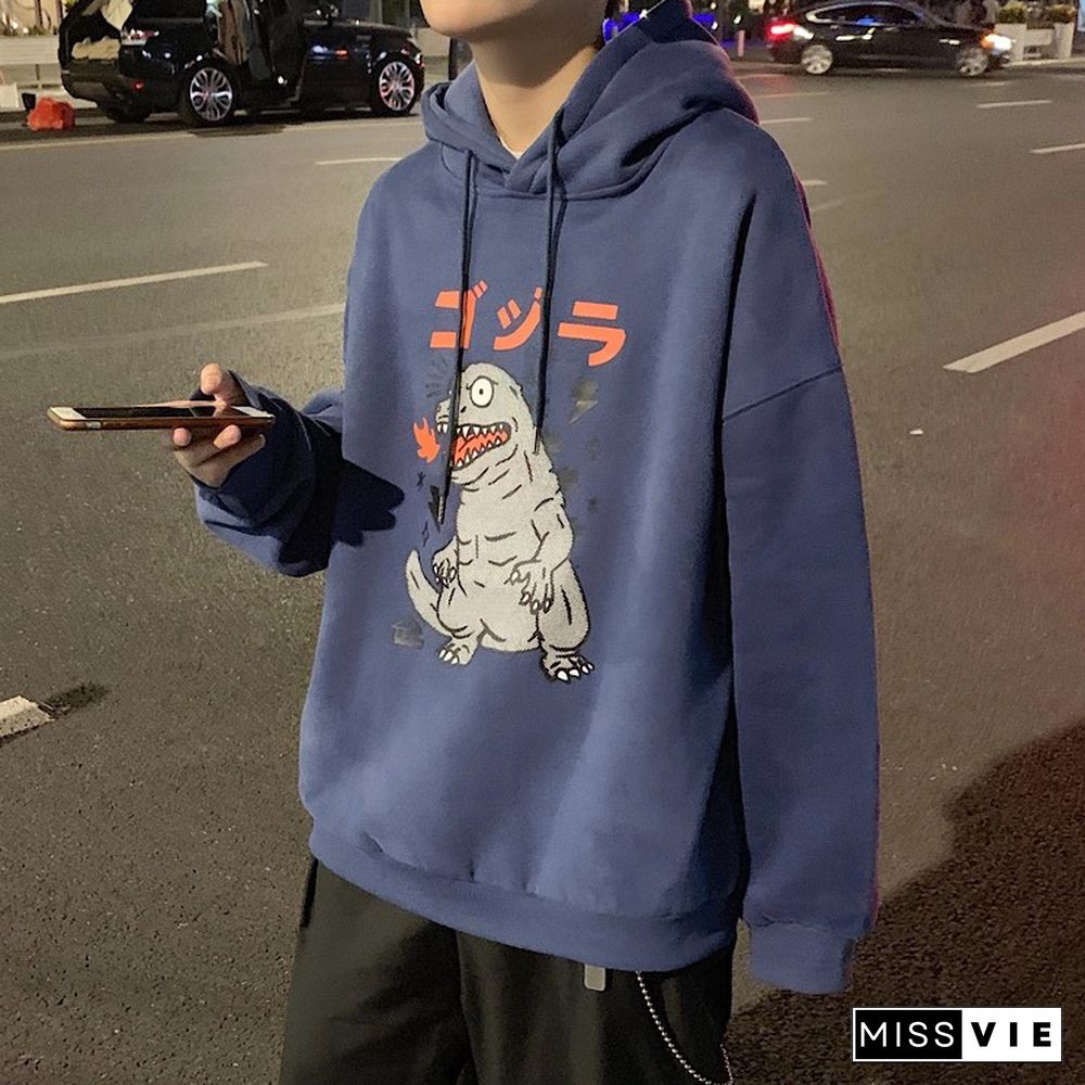 Hooded Loose Sweatshirt