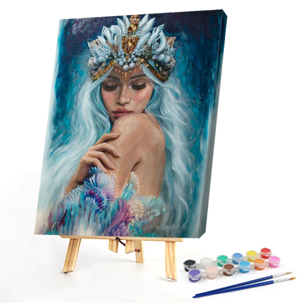 

40*50CM - Paint By Numbers - Girl, 501 Original
