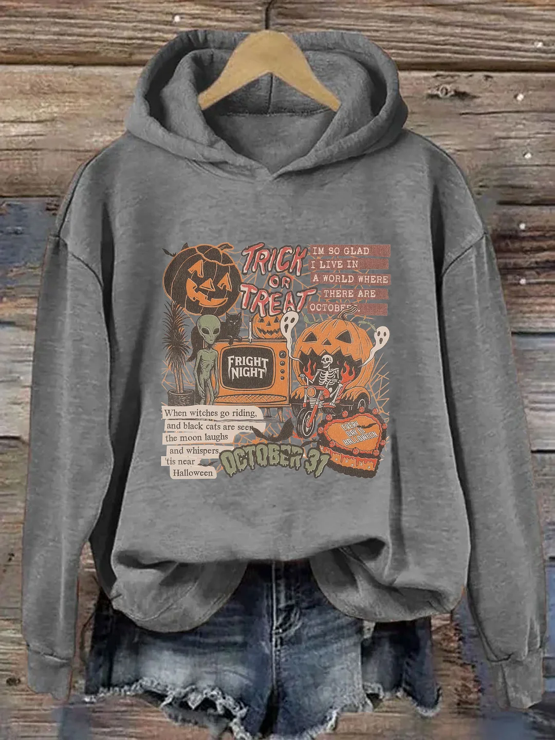 Halloween Collage Hoodie