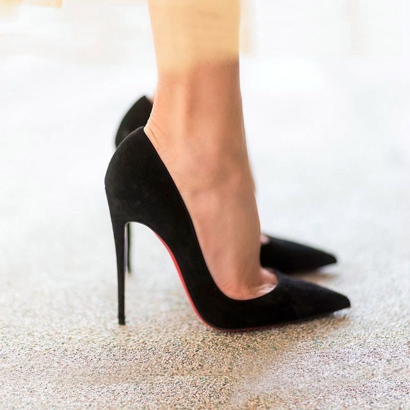 Yyvonne 2022 New Sexy Pumps Women Pumps Spring Summer Luxury High Heels Pointed Toe Black Dress Heel Shoes for Women Stilettos