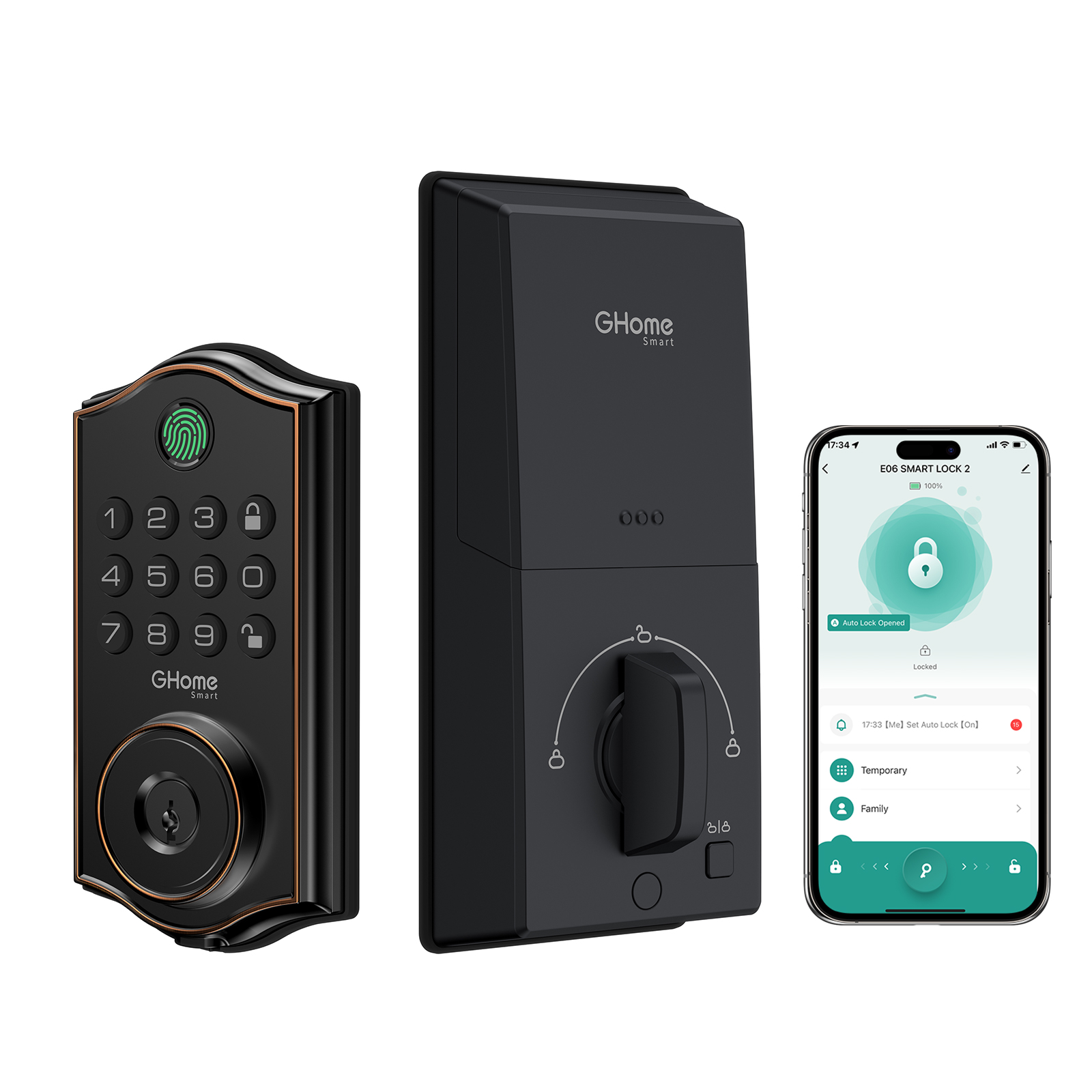 GHome Smart Fingerprint Door Locks KD30
