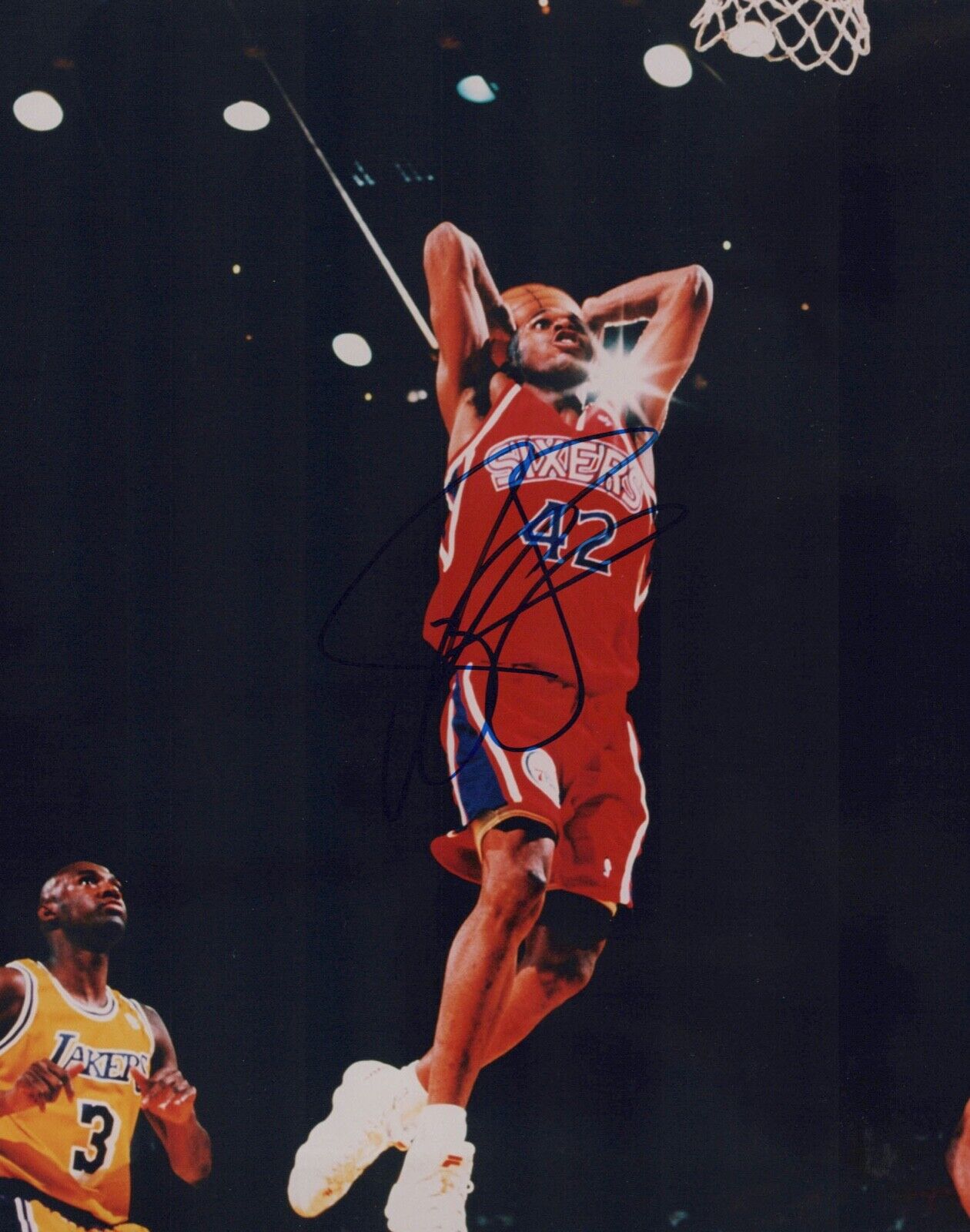 JERRY STACKHOUSE signed Autographed PHILADELPHIA 76ers 8X10 Photo Poster painting - PROOF - COA