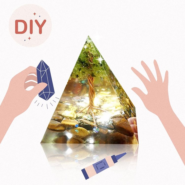 DIY🌟: Gift Of Nature Orgone Pyramid (Material package)