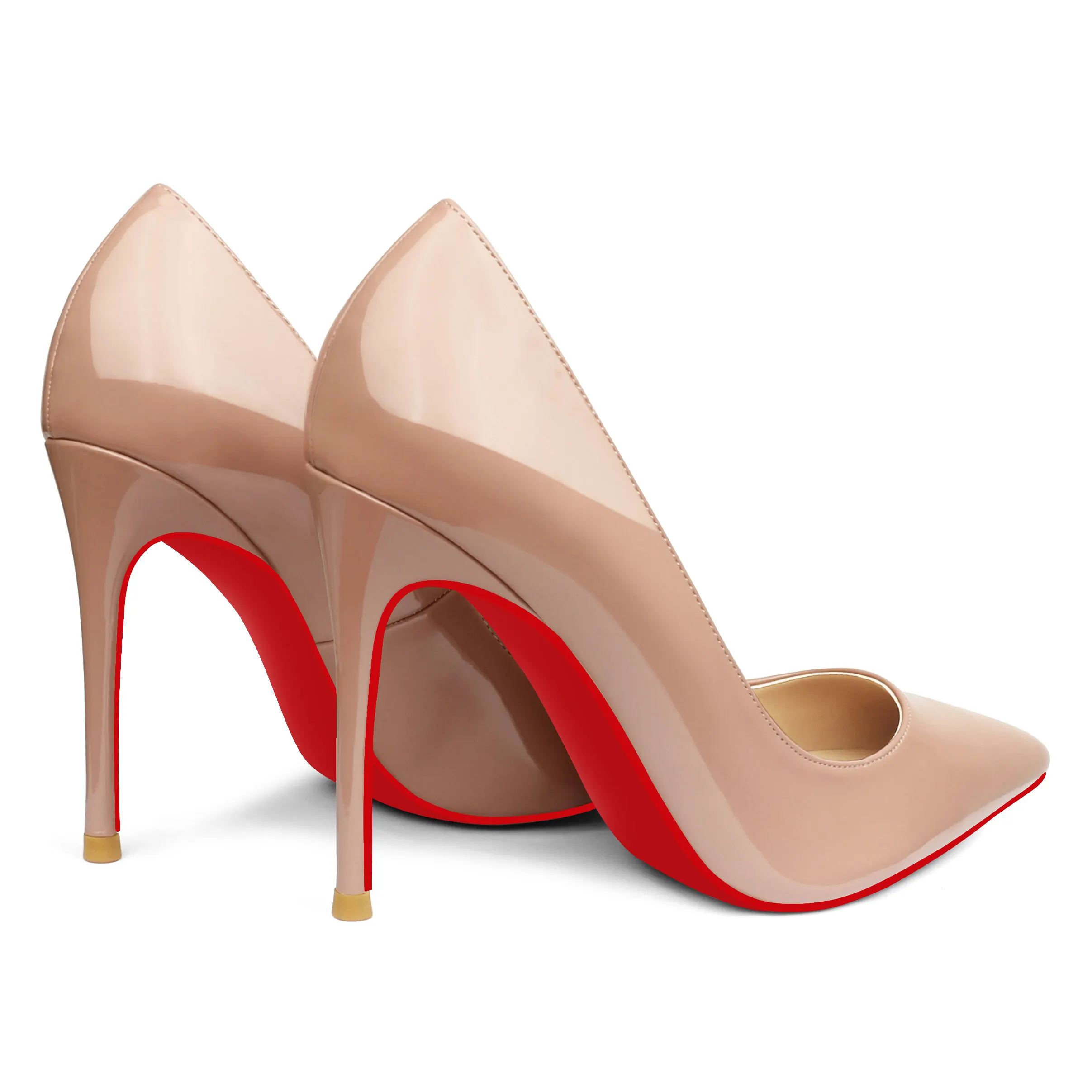 100mm High Heels Party Daily Pumps Red Soles Shoes-vocosishoes