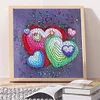 Heart Shaped Love  | Crystal Rhinestone  | Full Round Diamond Painting Kits