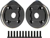 AMK 1/10 Capra Brass Counter Weight Axle Housing Black Coating for Axial Capra RC Crawler 1/10 SCX10 III Capra Unlimited Trail Buggy UTB10 RTR 1.9 4WS Upgrade Part (E- 3-in-1 Capra Brass Part)