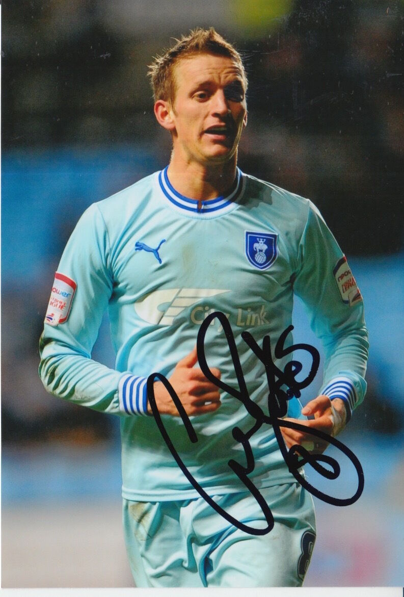 COVENTRY CITY HAND SIGNED CARL BAKER 6X4 Photo Poster painting 5.