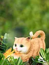 Cat Solar Garden Statue Solar Garden Statue Cat Housewarming Gift for Yard Patio