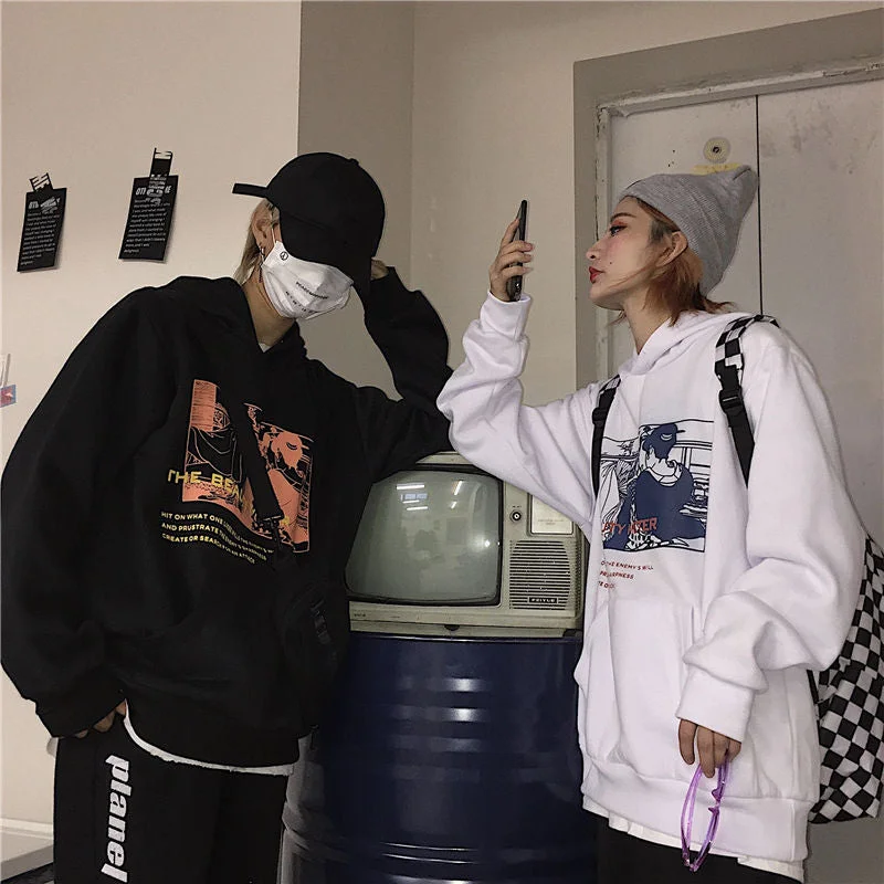 Couple Matching Printed Hoodie YP533