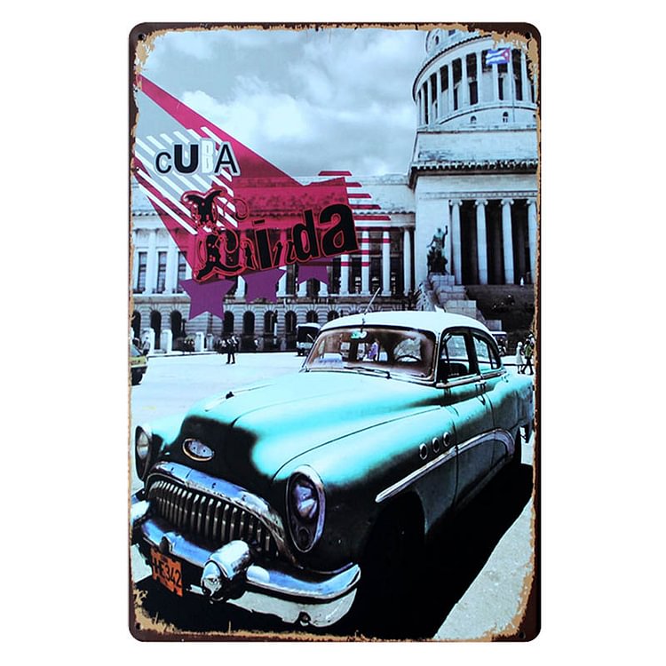 【20*30cm/30*40cm】Classic Car - Vintage Tin Signs/Wooden Signs