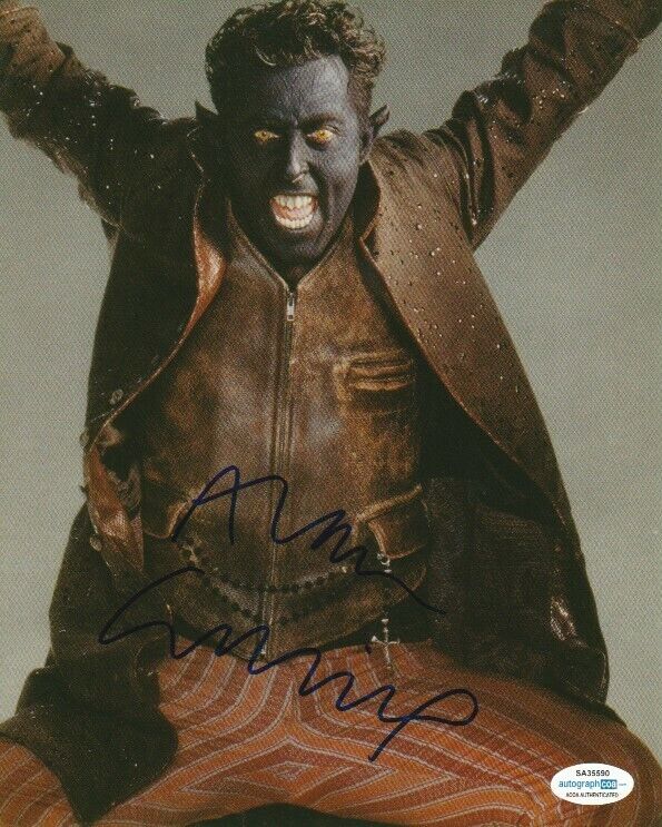 ALAN CUMMING SIGNED X-MEN X2 NIGHTCRAWLER 8x10 Photo Poster painting SPY KIDS GOOD WIFE ACOA COA