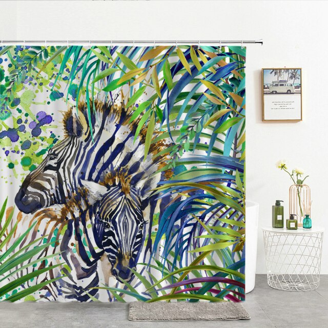 

Shower Curtain – Zebra Animal-180*180cm, 501 Original