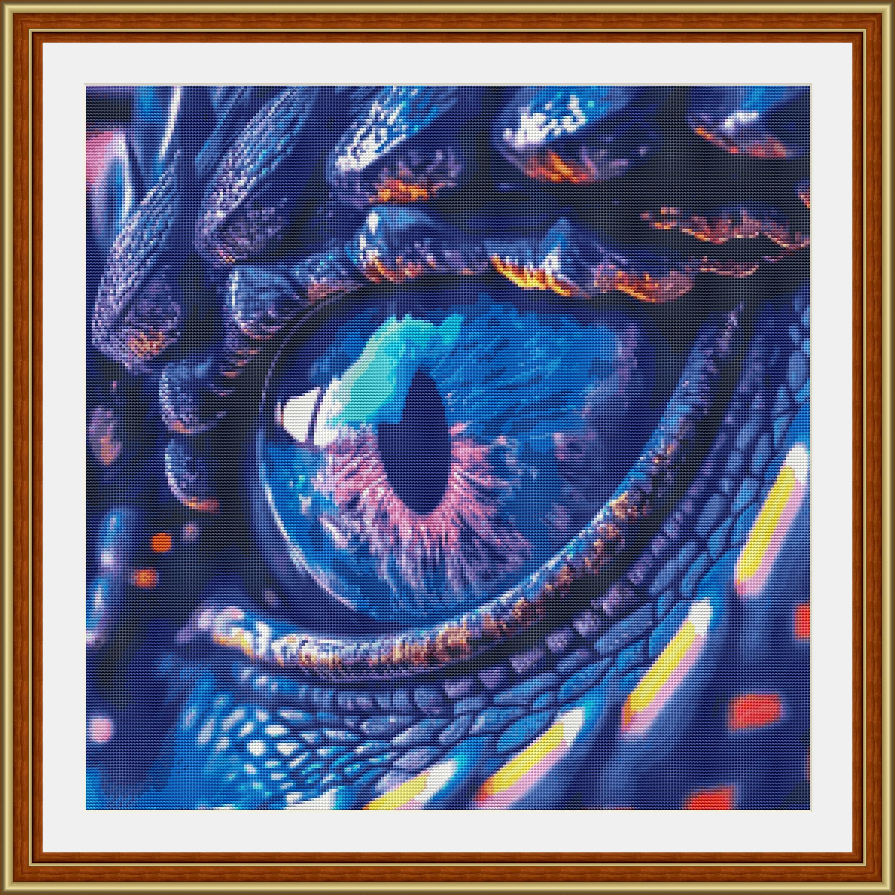 1set DIY Printed Cross Stitch Kit 【CC3140-Dragon's Eye Rhaegal】printed (stamped) cross-stitch Painting Fairy Cross Stitch