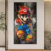 Watercolor Mario-Paint by Numbers Acrylic Painting 40*70CM(Big Size)