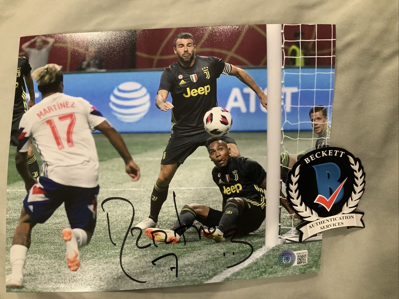 Josef Martinez Atlanta United Autograph Signed 8x10 Photo Poster painting Beckett Bas Coa