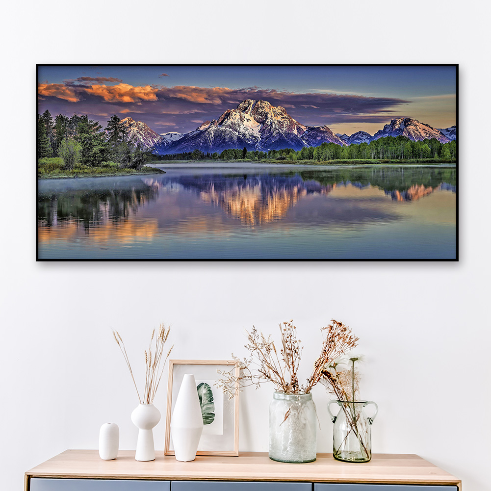 Diamond Painting - Full Round - Mountain Lake (80*40cm)