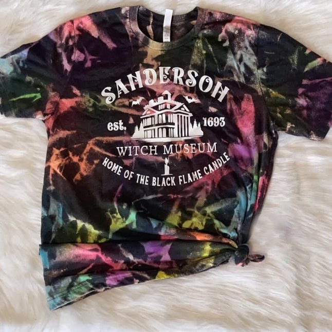 Sanderson Witch Museum Est. 1693 Bleached T-Shirt