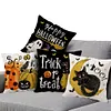 4 Set Happy Halloween Farmhouse Pillows Halloween Party Pillow Decorative Covers