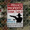 Warning - Vintage Metal Signs - 20*30cm/30*40cm - Warning